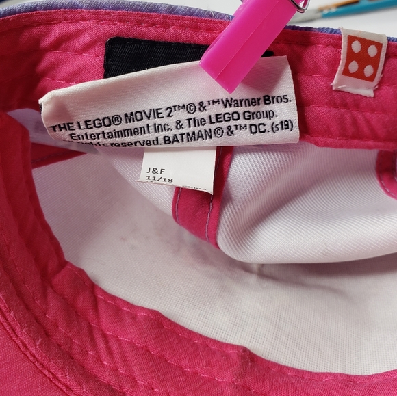 Lego Movie 2 Girls Character Graphic Systar System Ombre Tiedye Stars Ballcap OS - Picture 10 of 14